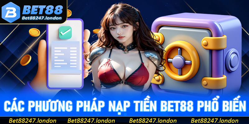 Tổng hợp các phương pháp nạp tiền Bet88 phổ biến nhất hiện nay